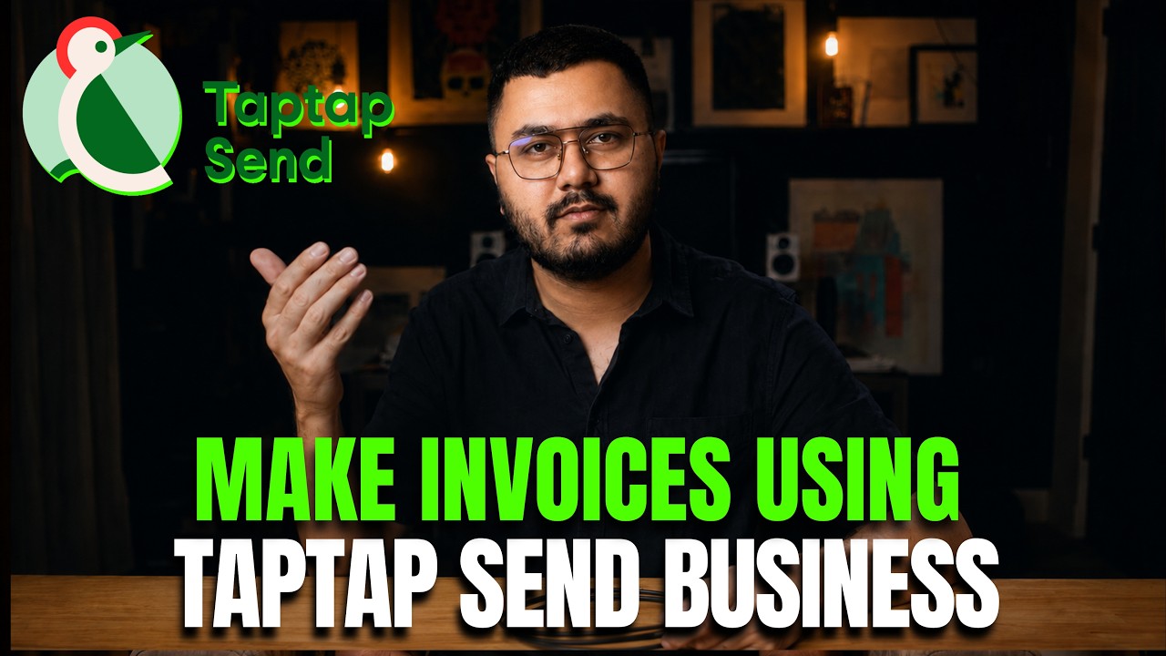 TapTap Send Business invoicing video guide thumbnail