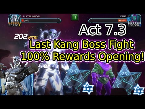 Stream Clip | Act 7.3 100% Exploration Rewards & Last Kang Boss Fight! | Marvel Contest Of Champions