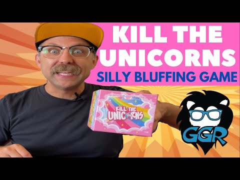 A New Favorite Bluffing Game - Kill the Unicorns Review by a Comedian