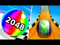 Ball run 2048 | Sky Rolling Ball 3D - All Level Gameplay Android,iOS - NEW APK UPDATE