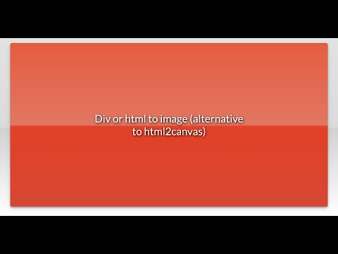 Div Or Html To Image Alternative To Html2canvas