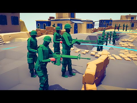 FRENCH ARMY CAN CAPTURE THE CITY OF PLASTIC SOLDIERS - Totally Accurate Battle Simulator | TABS