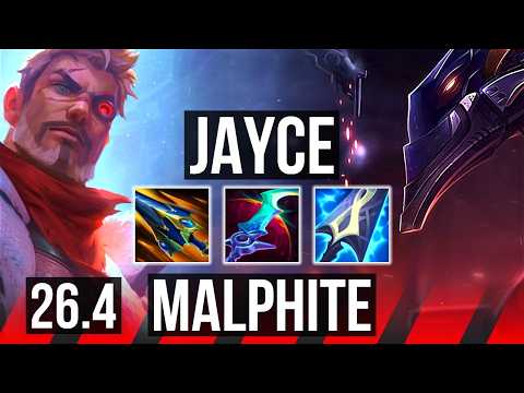 JAYCE vs MALPHITE (TOP) | KR Master | 26.4