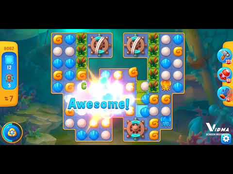 Fishdom. 9062 level no boosters and diamonds. 10 moves