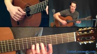 Classical Gas Guitar Lesson - Mason Williams - Part Two
