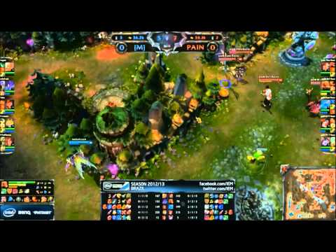 {HD} [LOL] IEM Brazil 2013 paiN vs. Millenium - GrA R3