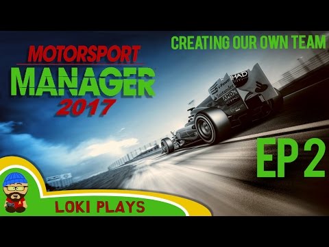 🚗🏁 Motorsport Manager PC - Lets Play EP2 - Creating our own team - F1 Manager