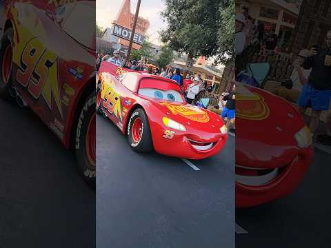 The Real Lightning McQueen #cars #car #disney #disneyparks #disneyplus #dca #lightningmcqueen