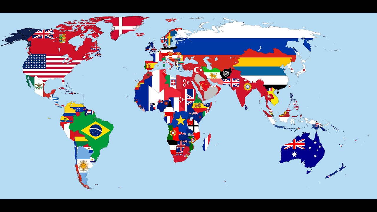 Attempting to learn all the countries of the world in 1914.