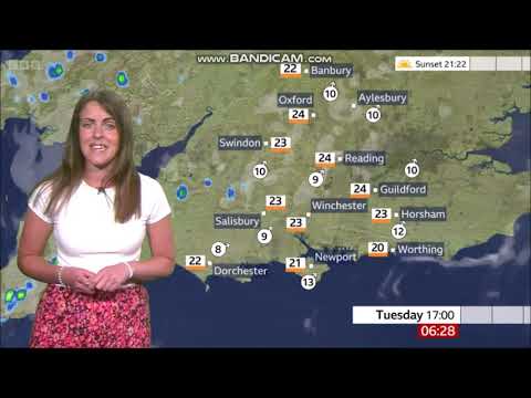 [HD] Alex Osbourne BBC ONE South Today weather June 20th 2023 - 60 fps