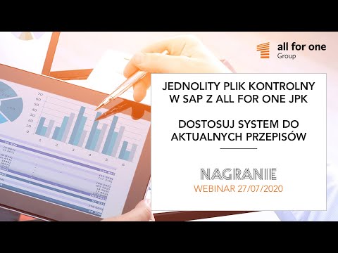 Jednolity Plik Kontrolny w SAP – dostosuj system do aktualnych przepisów