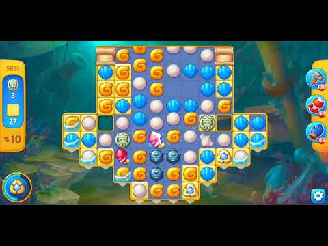 Fishdom. 5851 level no boosters and diamonds