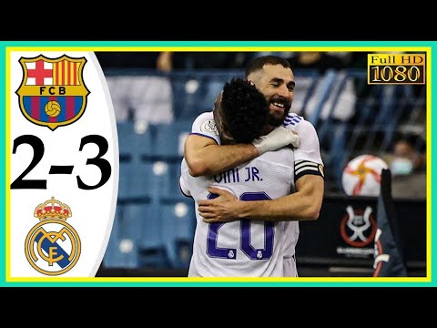HIGHLIGHTS | FC Barcelona 2-3 Real Madrid | El Clásico | Spanish Super Semifinal