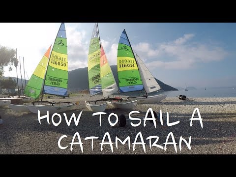 Basics of cat sailing - points of sail, sheet and traveller settings