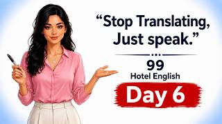 Stop Translating, Start Speaking! | 99 Hotel English Sentences | Shadowing Practice | Day 6