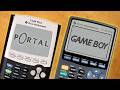 Game Boy Games And Portal On A Graphing Calculator