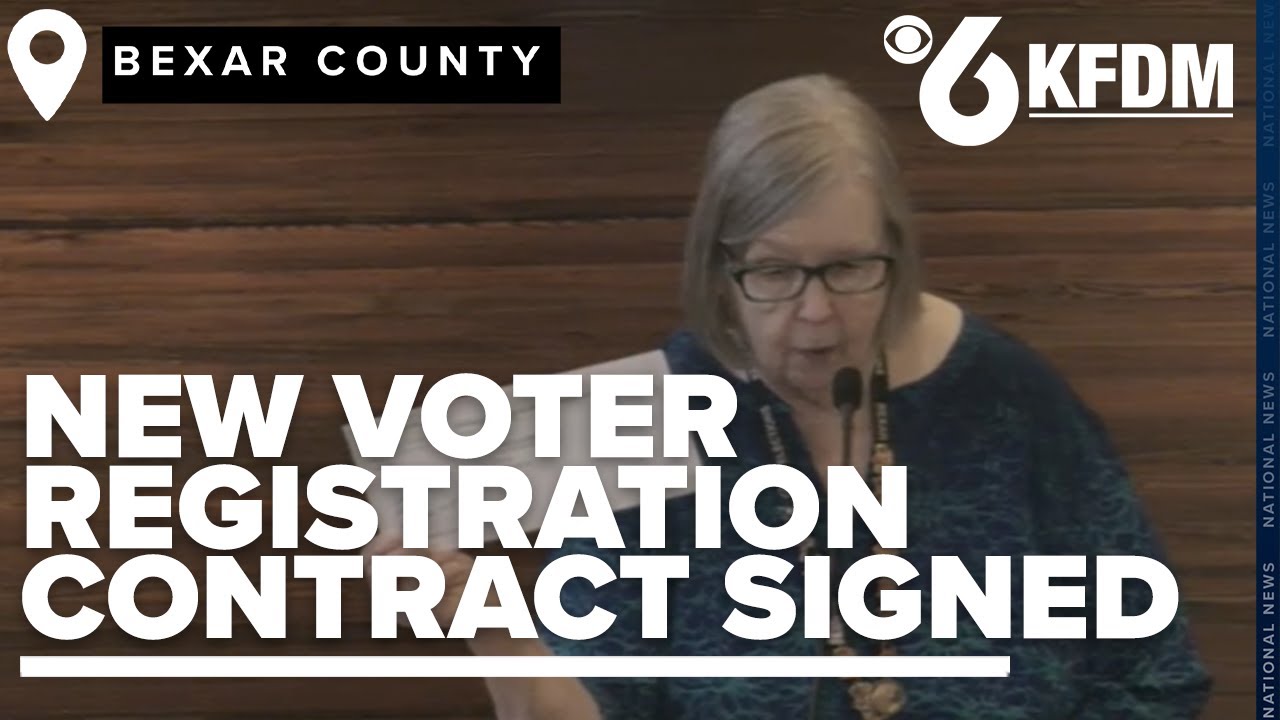 Bexar County Commissioners approve voter registration contract despite AG threat
