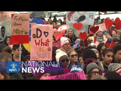 Students send a message to the Prime Minister - Have a heart for First Nations youth | APTN News
