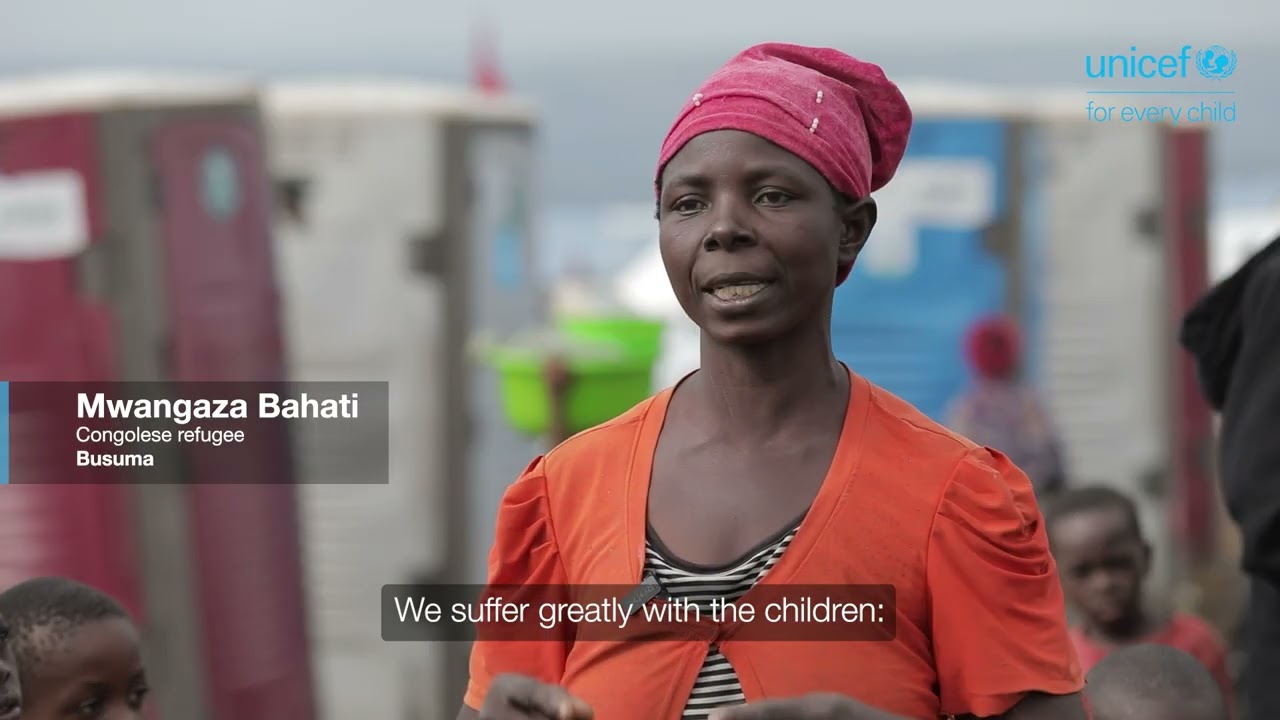 Water, Hygiene and Dignity: UNICEF’s action for Congolese refugees