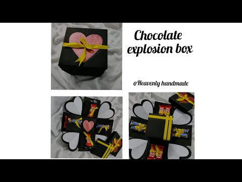 chocolate explosion box || Misba musthafa || Heavenly handmade