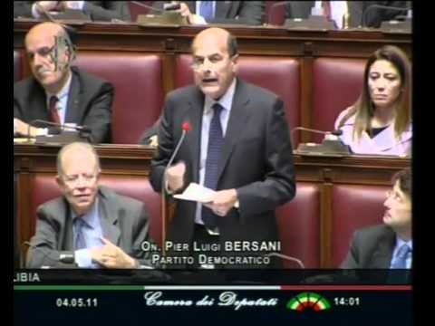Bersani intervento Italia in Libia: dichiarazione di Voto sulla Mozione (04/05/2011)