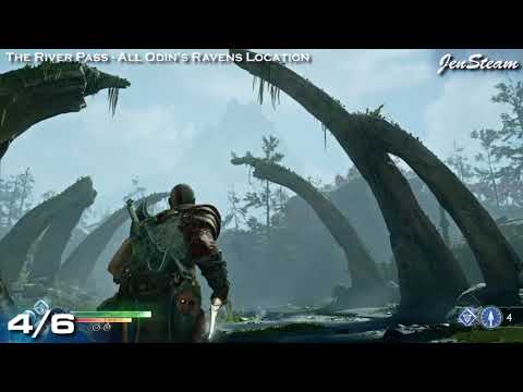 God of War All Odin's Ravens in The River Pass (Allfather Blinded Trophy)