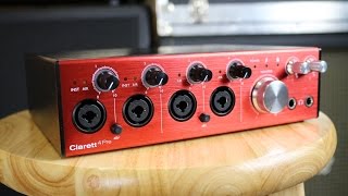 Video thumbnail for Focusrite Clarett 4Pre by BoyntonProAudio