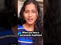 When You Have Unromantic Boyfriend🫠 Aakanksha Honey Youtubeshorts Shorts Youtube
