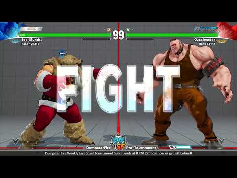 r/SF Weekly Dumpster Fire - Pre-Tournament