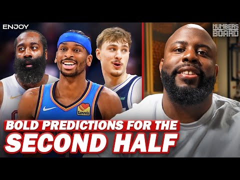 Giving Bold Predictions For The Second Half Of The Season | Numbers On The Board