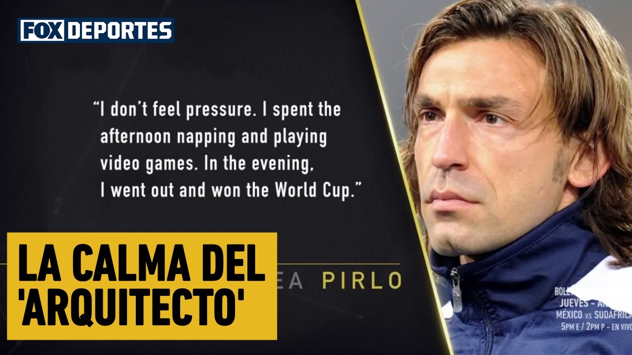 😌🧠 ANDREA PIRLO, una LEYENDA del futbol como ninguna otra | Football's Greatest Stage