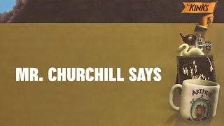 Cover art for Mr. Churchill Says