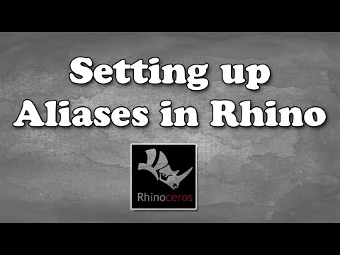 How to Set Up Aliases (Shortcuts) in Rhino