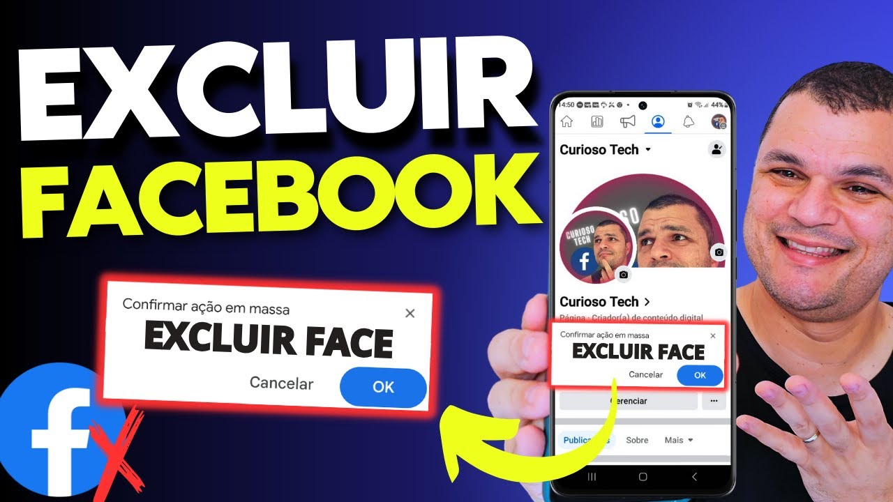 ATUALIZOU: COMO DESATIVAR, APAGAR OU EXCLUIR A CONTA DO FACEBOOK EM 2024
