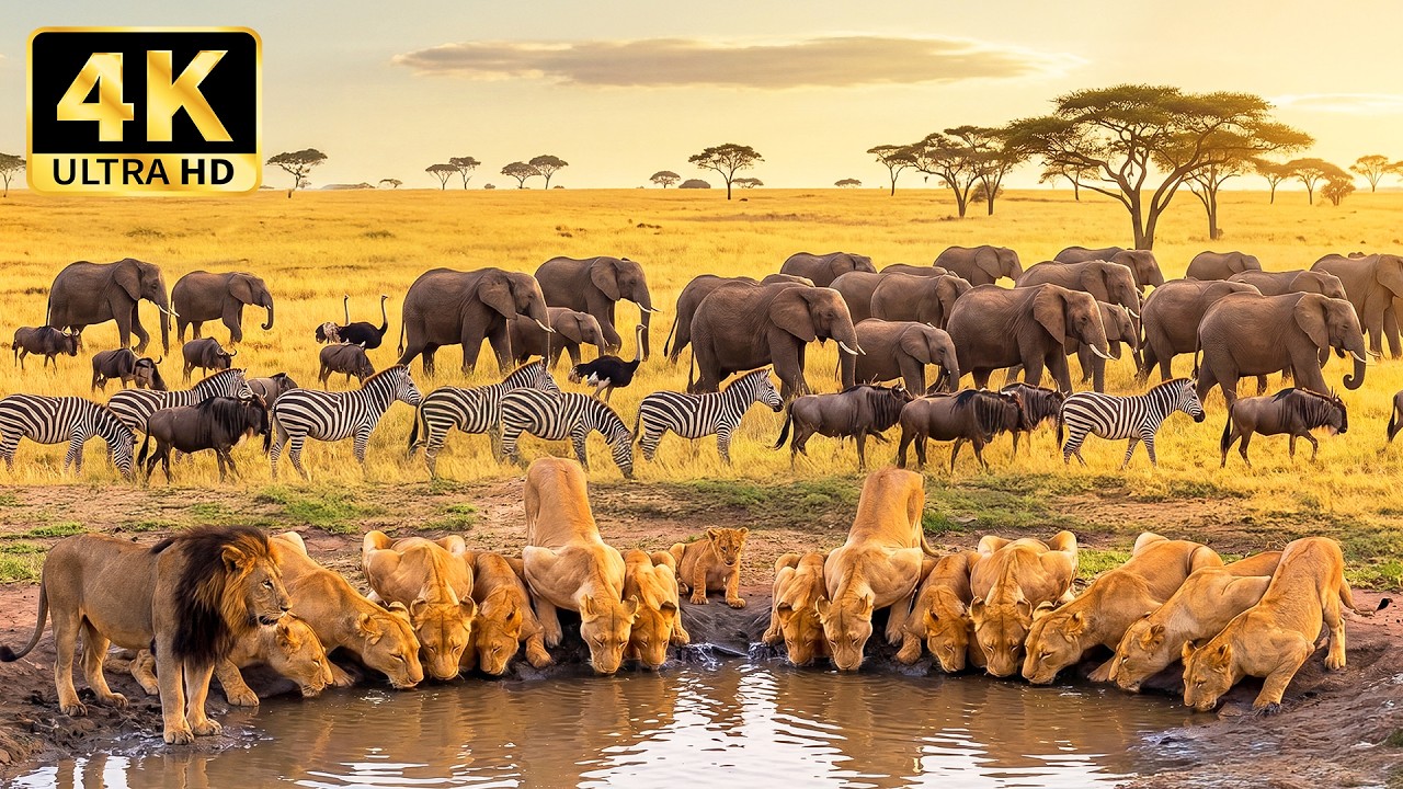 Animals of the World in 4K – Stunning Wildlife & Relaxing Nature Music