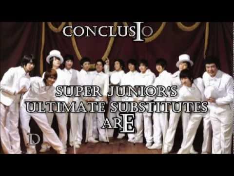 [Part 2] Super Junior member's substitutes