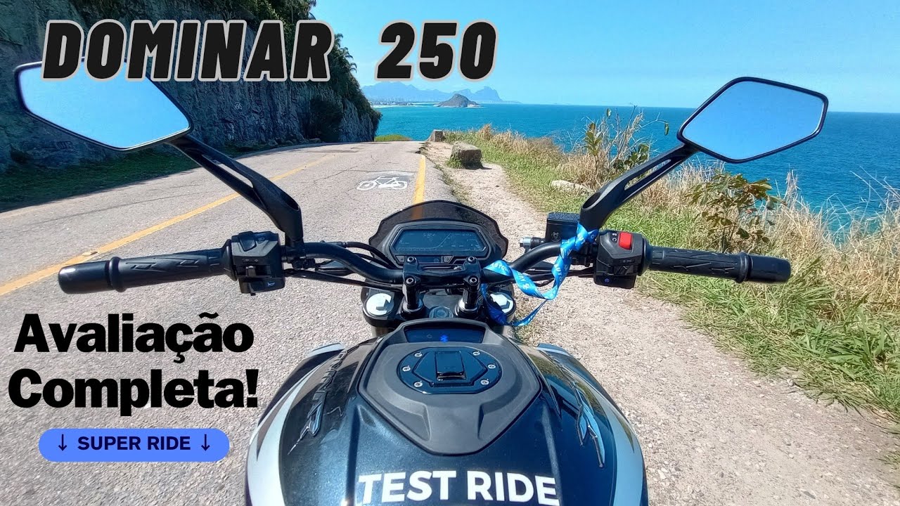 BAJAJ DOMINAR 250 SUPER TESTE RIDE! ACELERAÇÃO, SUBIDA SERRA, SUSPENSAO AO LIMITE!