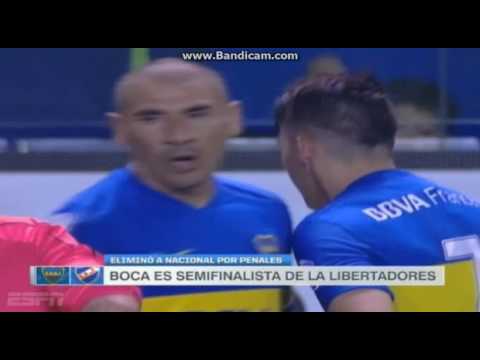 Boca Juniors vs Nacional 1-1 (2-2) Pen. 4-3 Copa Libertadores 2016 - Cuartos de Final IDA