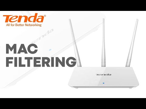 Enable Mac Filtering on Tenda Router|Access Control Setup on Tenda 11N Wireless Router|Wifi Security Video