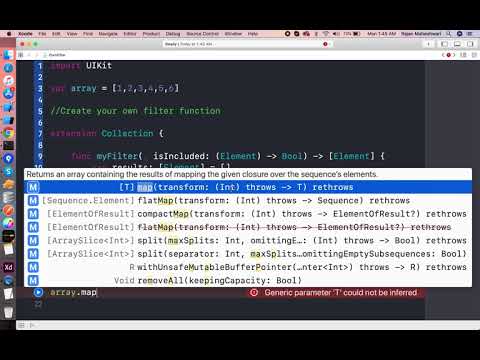Custom Filter function implementation in Swift