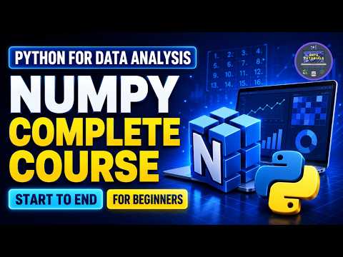 Numpy Complete Course For Data Analysis 2026 Python Complete Course For Beginners Python