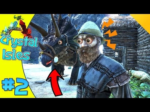 ARK: Crystal Isles - Witnessing a BLOOD CRYSTAL WYVERN & Taming Flyers (2020)!! (EP2)