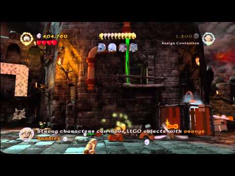 Lego Lord of the Rings: Level 14/Cirith Ungol - FREE PLAY - All Collectables - HTG