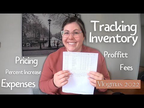How I TRACK INVENTORY | Tracking Inventory for an Antique Booth- Vlogmas Day 16