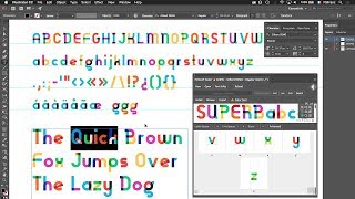 TOP 4 reasons to start making your own fonts now: color, alternates, ligatures &amp; kerning !!!