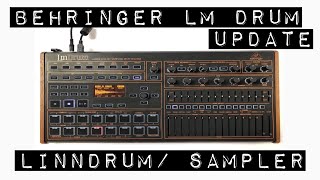 Video thumbnail for Behringer LM Drum Update (LinnDrum/Sampler) by Todd Smith Music