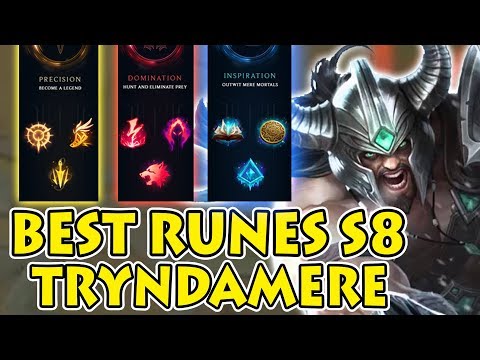 BEST RUNES FOR TRYNDAMERE SEASON 8 [OLD PRESEASON]