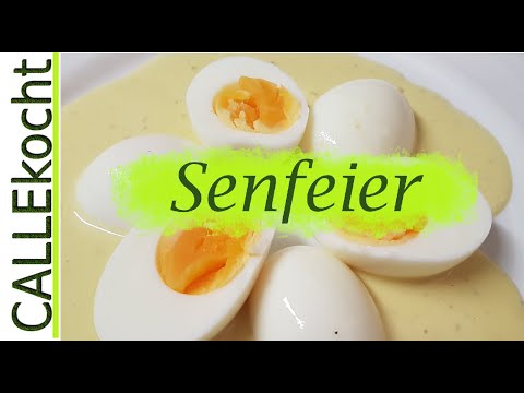 Senfeier und Senfsoße selber machen, schnell und einfach - Omas Rezept