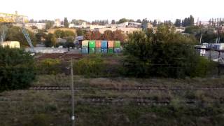 preview picture of video '[УЗ] ст.Николаев - ст.Ингул (Одесская ж/д) / Journey through Nikolaev (Odessa railway/Ukraine)'