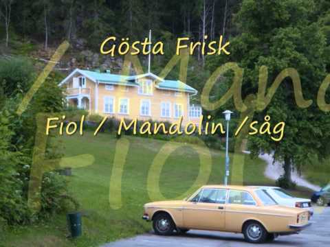 Gösta Frisk - violin, mandolin and saw - recorded around 1957
